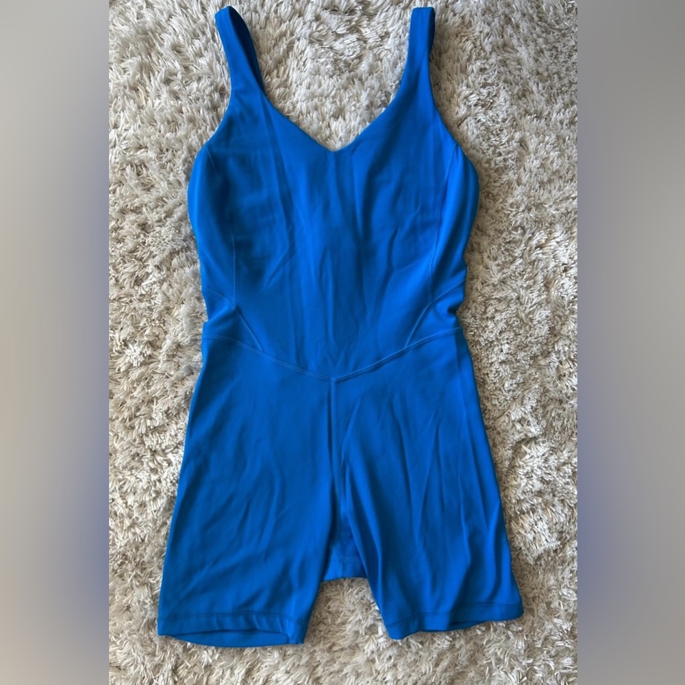 Lululemon Align Onesie 6” Poolside Blue Size 6